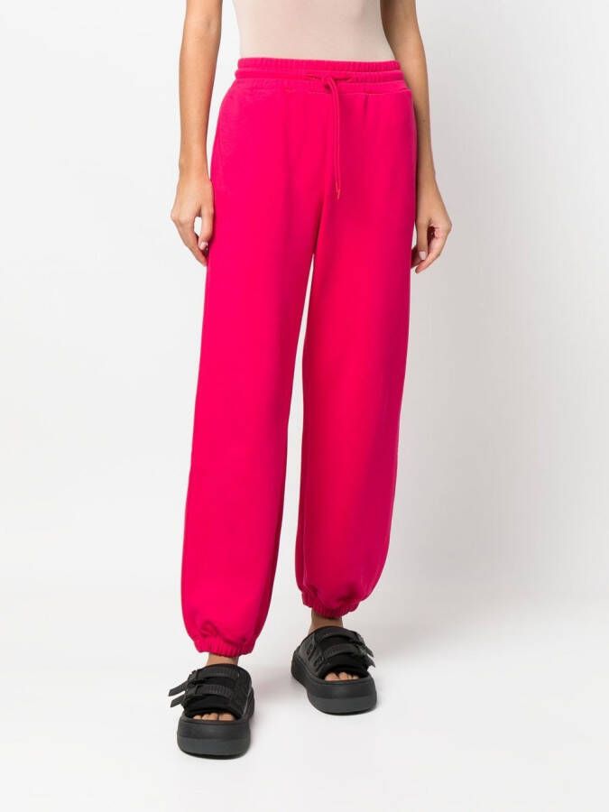 MSGM Trainingsbroek met logoprint Roze