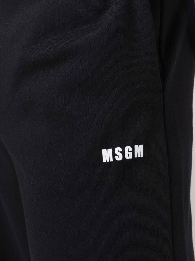 MSGM Trainingsbroek met logoprint Zwart