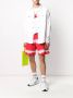 MSGM Trainingsshorts met tie-dye print Rood - Thumbnail 2