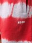 MSGM Trainingsshorts met tie-dye print Rood - Thumbnail 5