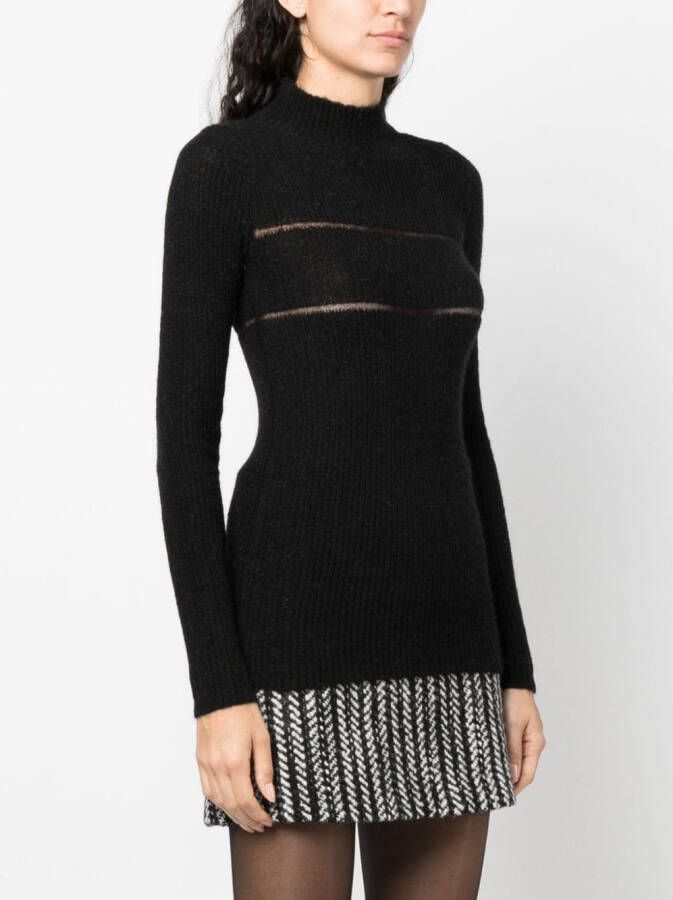 MSGM Gebreide top Zwart