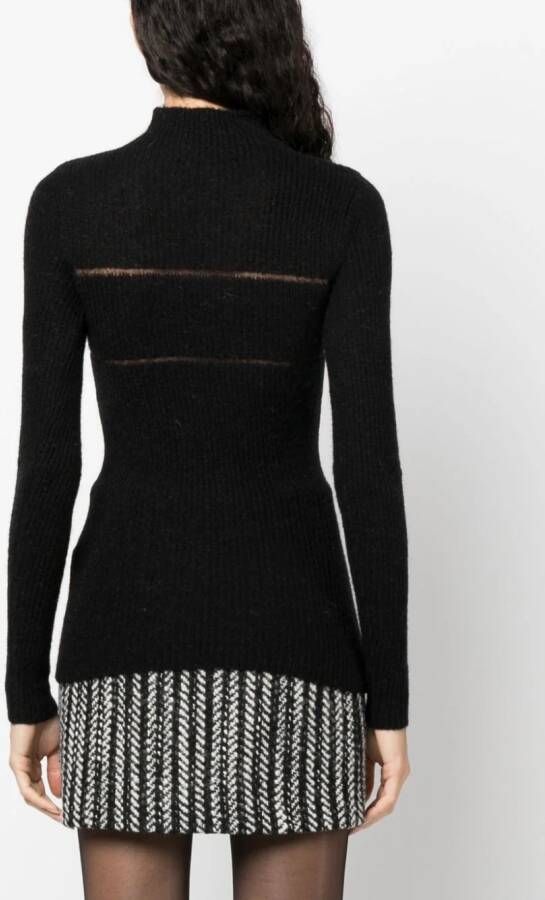 MSGM Gebreide top Zwart