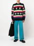 MSGM Trui met jacquard patroon Zwart - Thumbnail 2