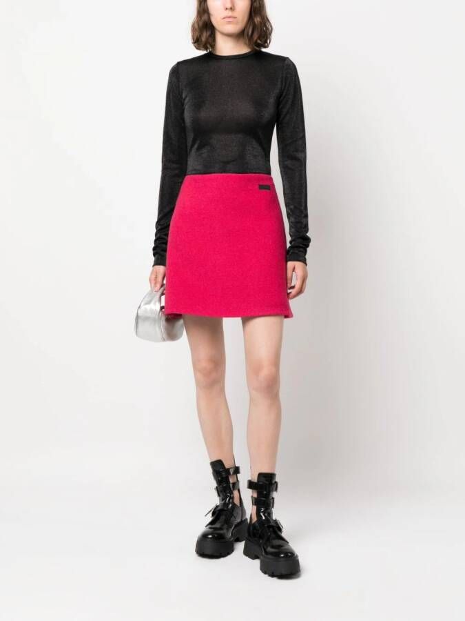 MSGM Trui met metallic-effect Zwart