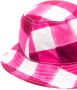 MSGM Vissershoed met gingham ruit Roze - Thumbnail 2