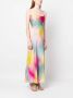 MSGM Maxi-jurk met waterverf-effect Roze - Thumbnail 3