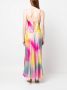 MSGM Maxi-jurk met waterverf-effect Roze - Thumbnail 4