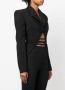 Mugler Blazer met gestrikte sluiting Zwart - Thumbnail 3