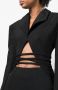 Mugler Blazer met gestrikte sluiting Zwart - Thumbnail 5