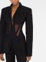 Mugler Blazer met korset Zwart - Thumbnail 3