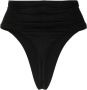 Mugler High waist bikinislip Zwart - Thumbnail 2