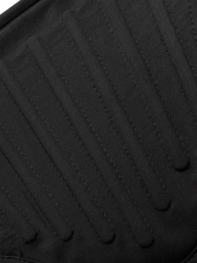 Mugler High waist bikinislip Zwart