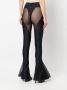Mugler Flared broek Zwart - Thumbnail 4
