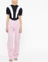 Mugler Broek met spiraalnaden Roze - Thumbnail 2