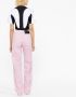 Mugler Broek met spiraalnaden Roze - Thumbnail 4