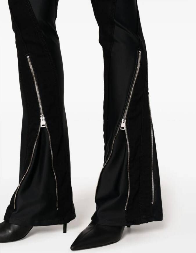 Mugler Jeans met vlakken Zwart