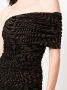 Mugler Off-shoulder jurk Bruin - Thumbnail 5