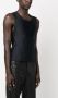Mugler Mouwloze top Zwart - Thumbnail 3
