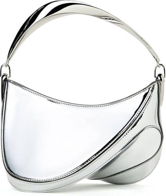 Mugler Spiral Curve 01 shopper Zilver