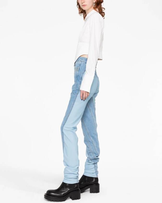 Mugler Skinny jeans Blauw