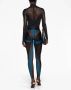 Mugler Spiral panelled leggings Blauw - Thumbnail 4