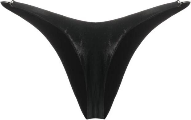 Mugler Bikinislip met print Zwart