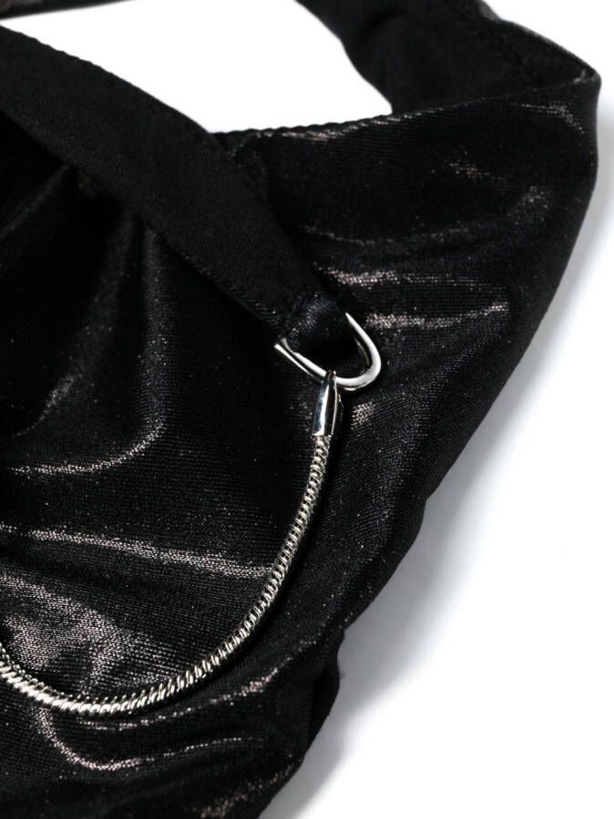 Mugler Bikinislip met print Zwart