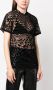 Mugler T-shirt met sterprint Zwart - Thumbnail 3