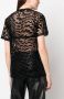 Mugler T-shirt met sterprint Zwart - Thumbnail 4