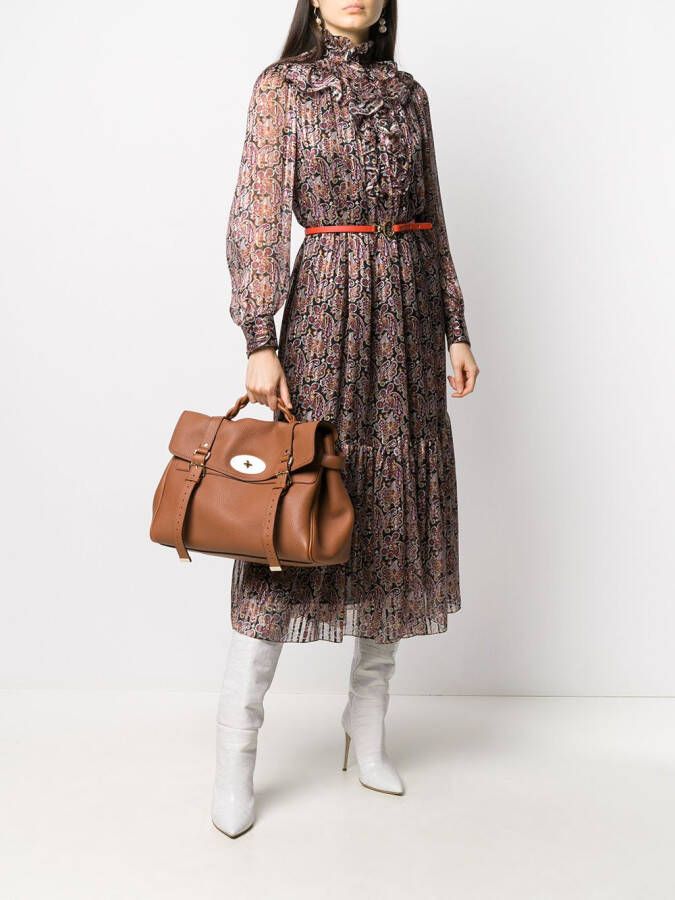 Mulberry Grote Alexa shopper Bruin