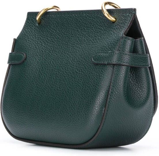 Mulberry Amberley crossbodytas met logo Groen