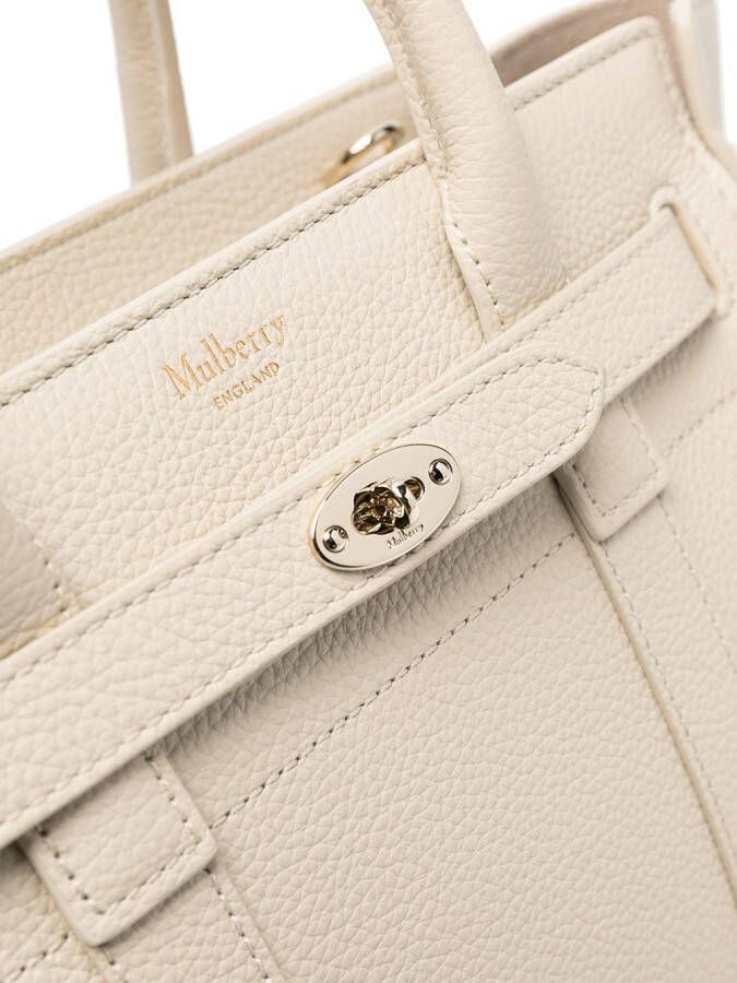 Mulberry Bayswater kleine draagtas Beige