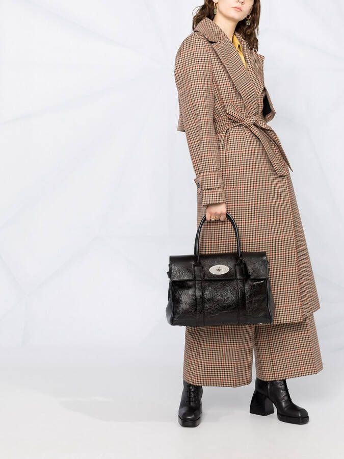 Mulberry Bayswater leren draagtas Zwart