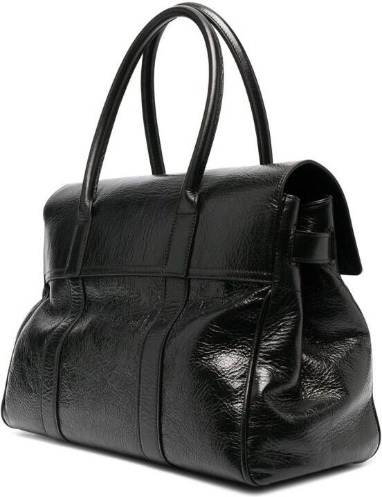 Mulberry Bayswater leren draagtas Zwart