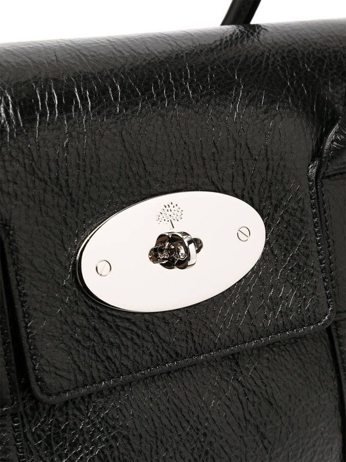 Mulberry Bayswater leren draagtas Zwart