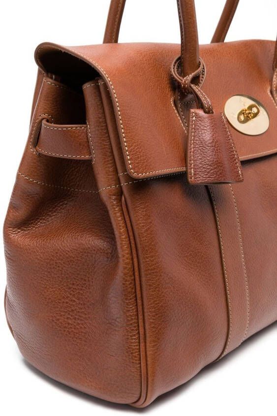 Mulberry Bayswater leren shopper Bruin