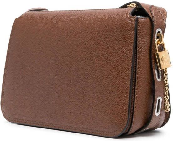 Mulberry Billie leren crossbodytas Bruin