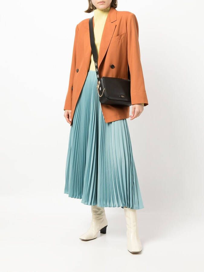 Mulberry Billie leren crossbodytas Zwart