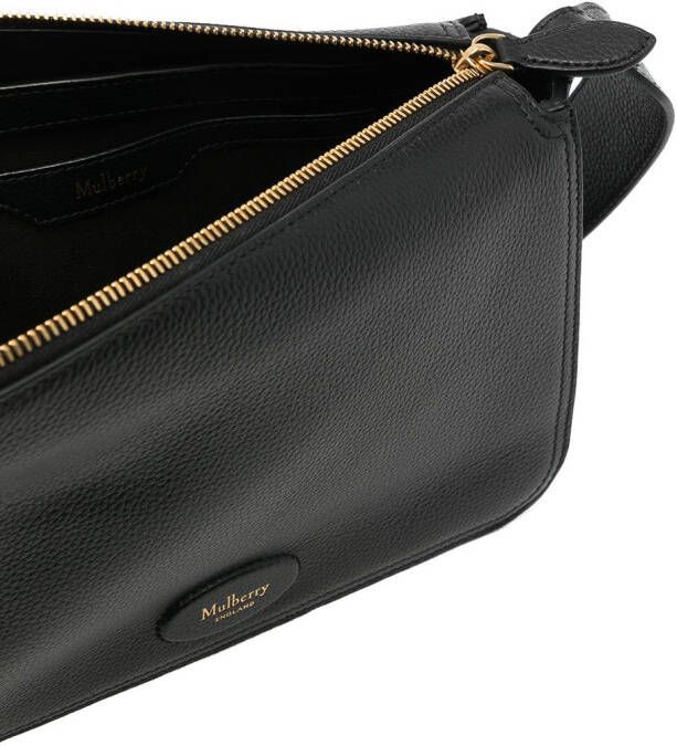 Mulberry Billie leren crossbodytas Zwart