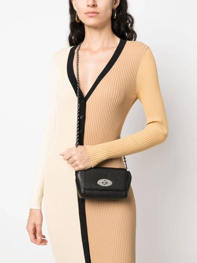Mulberry Lily leren tas Zwart