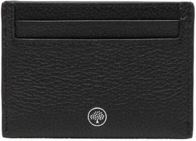 Mulberry Pasjeshouder met logo-reliëf Zwart