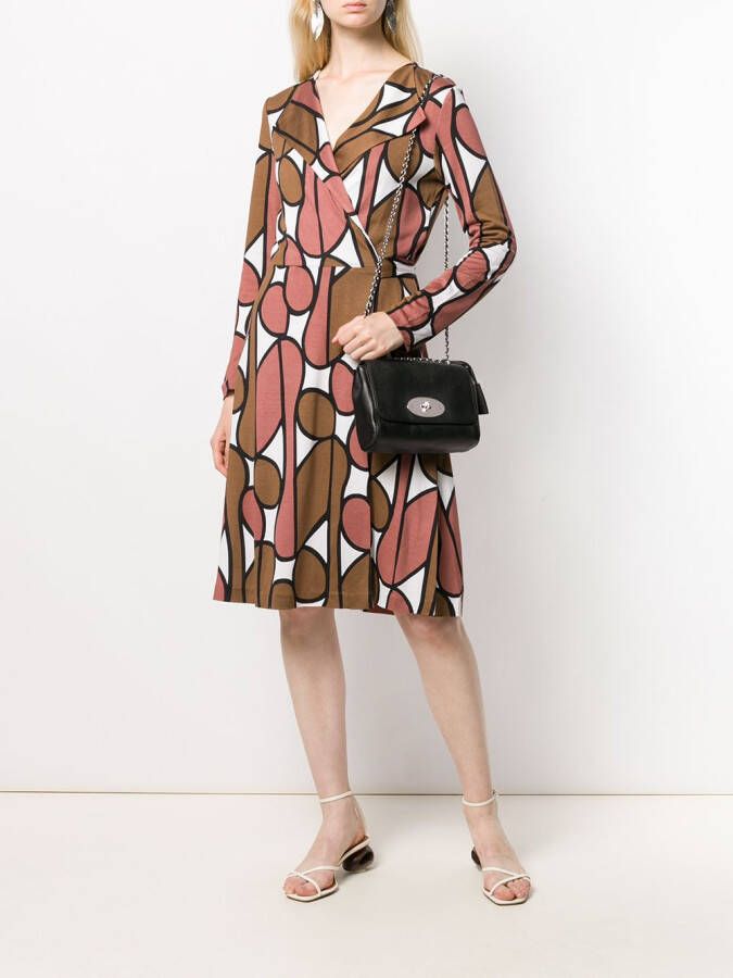 Mulberry Schoudertas met kettinghengsel Zwart