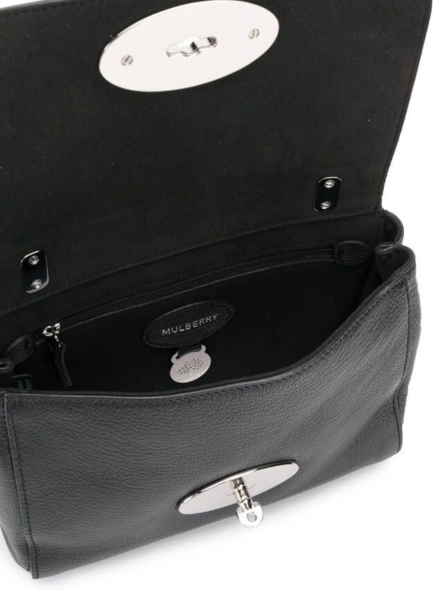 Mulberry Schoudertas met kettinghengsel Zwart
