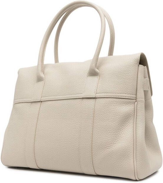 Mulberry Shopper met textuur Wit