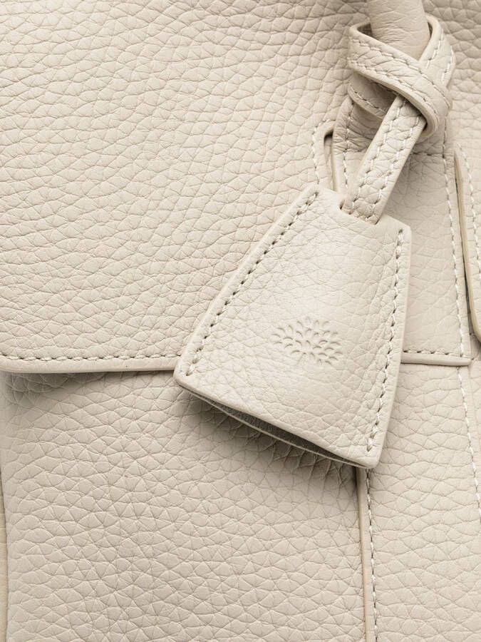 Mulberry Shopper met textuur Wit