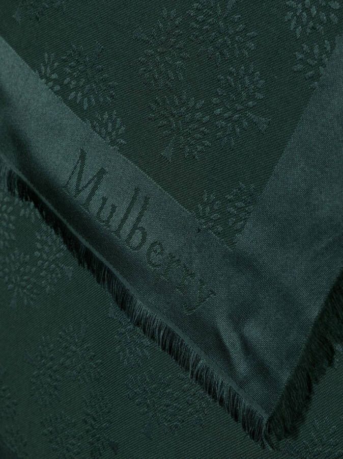 Mulberry Vierkante sjaal Groen