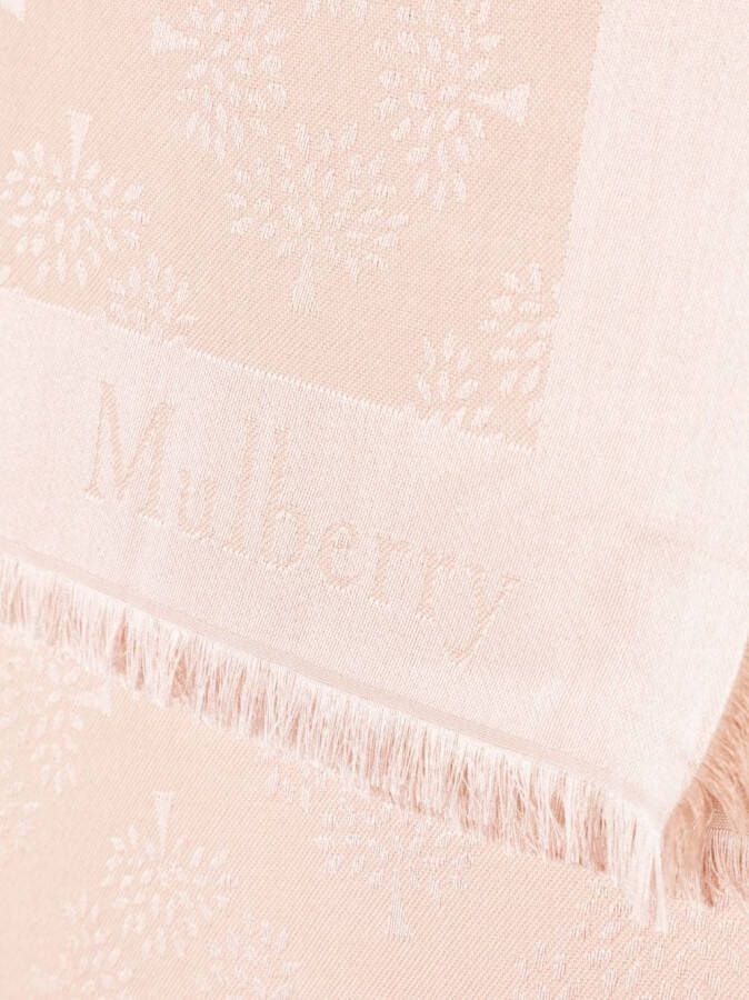 Mulberry Vierkante sjaal Roze