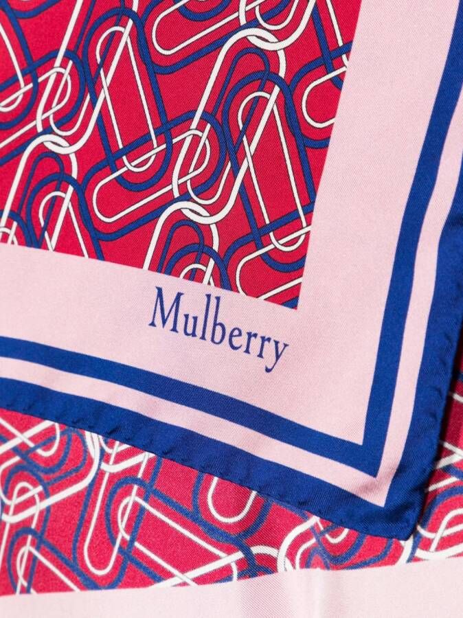 Mulberry Zijden sjaal Roze