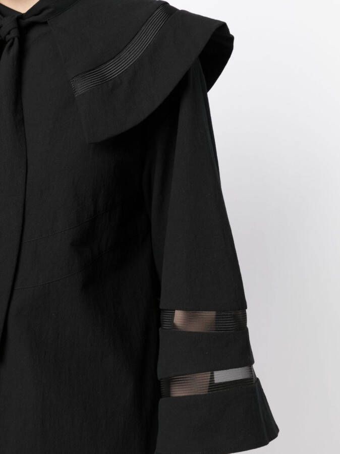 Muller Of Yoshiokubo Blouse met afneembare mouwen Zwart