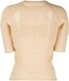 Muller Of Yoshiokubo Gebreide top Beige - Thumbnail 2